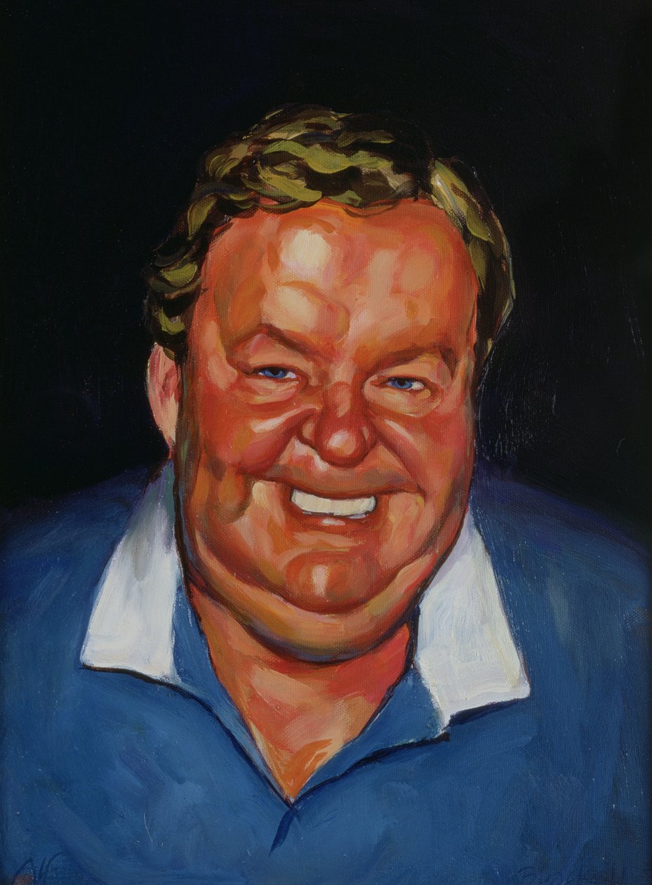 Portræt af den grinende mand, 1993 af Ted Blackall