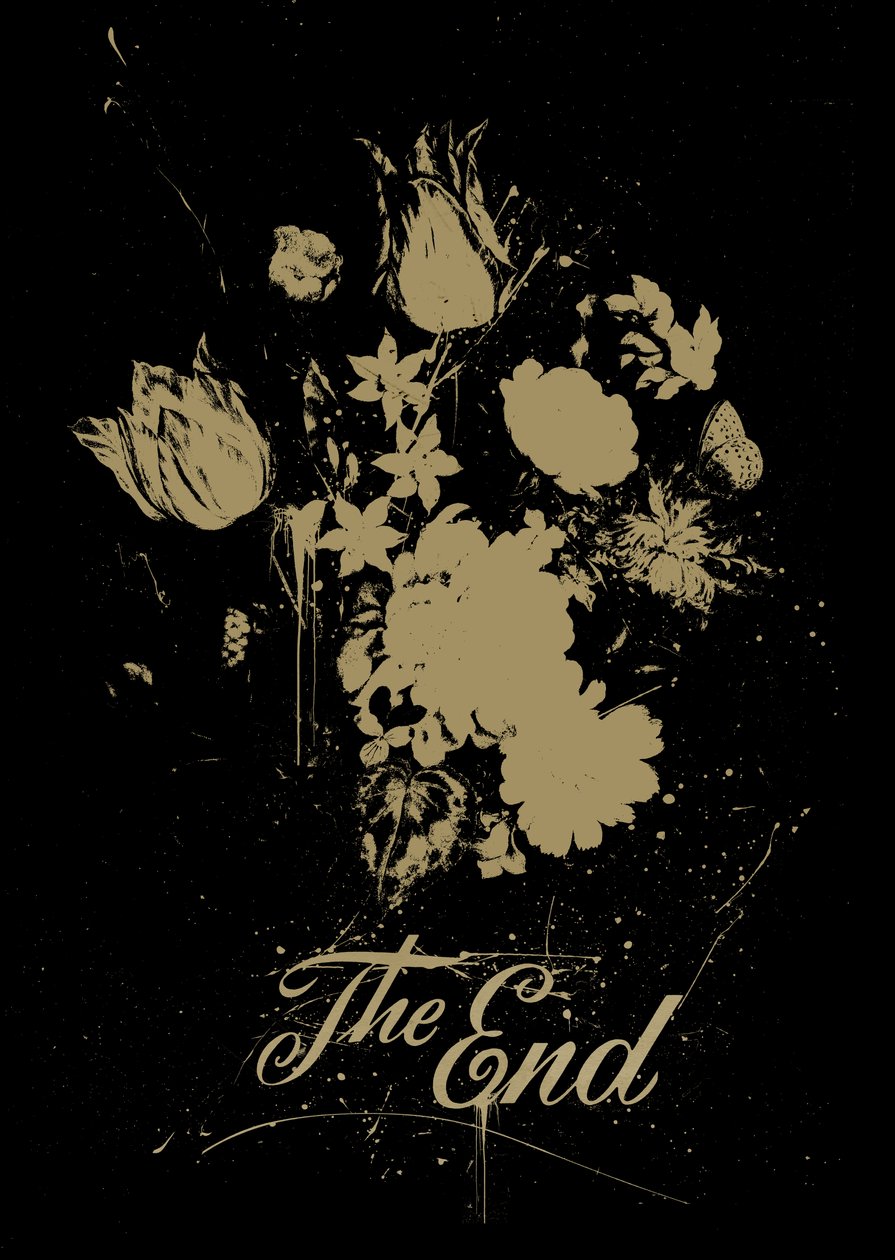 The End, 2017 (Collage på lærred) af Teis Albers