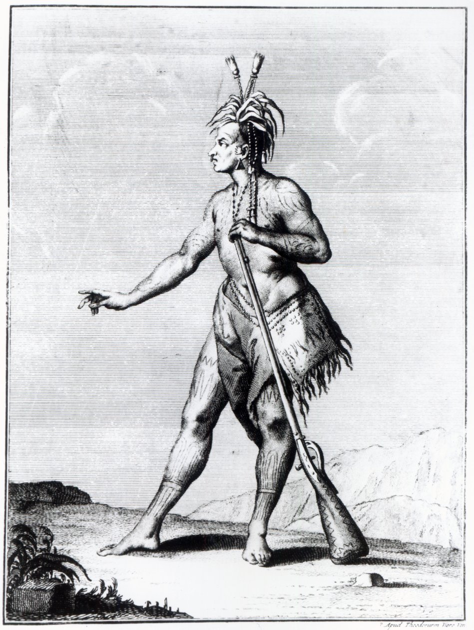 Iroquois Man, indbygger i Canada af Teodoro Viero