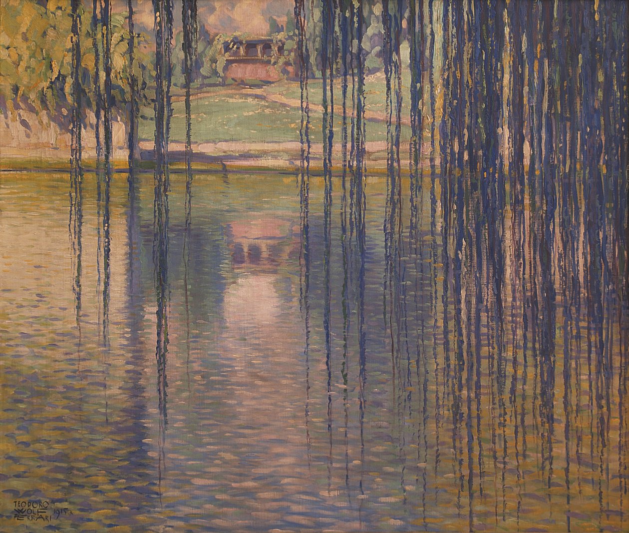 Pile ved søen, 1915. af Teodoro Wolf Ferrari