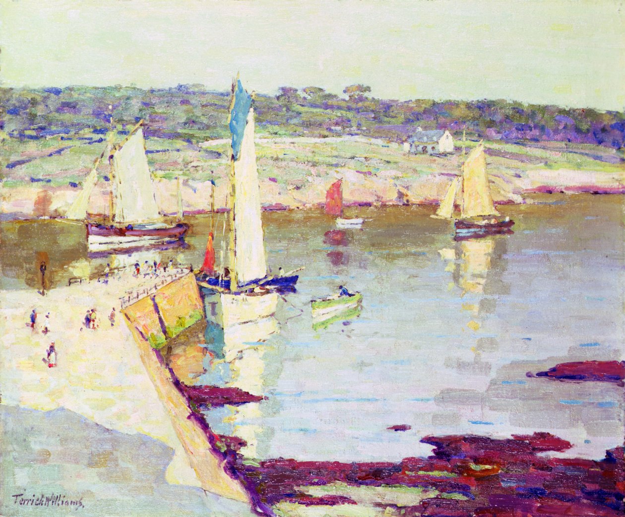 Kajen, Concarneau af Terrick Williams