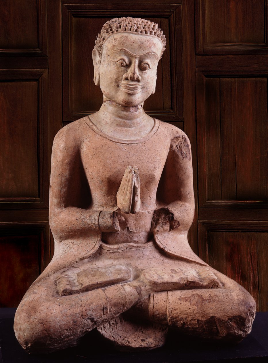 Discipel, Davaravati-perioden (terracotta) af Thai School