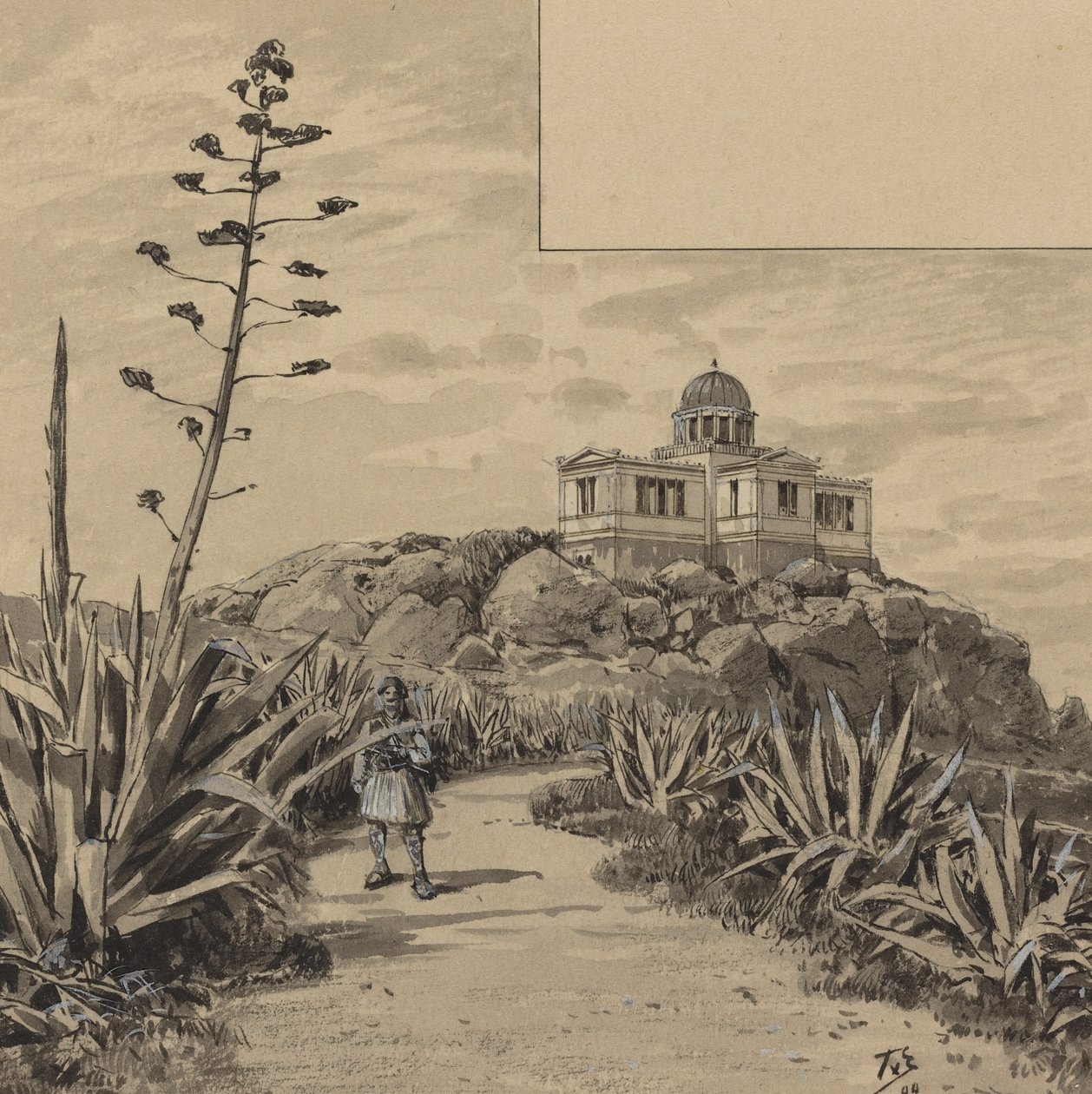 Observatorium, 1890. af Themistocles von Eckenbrecher