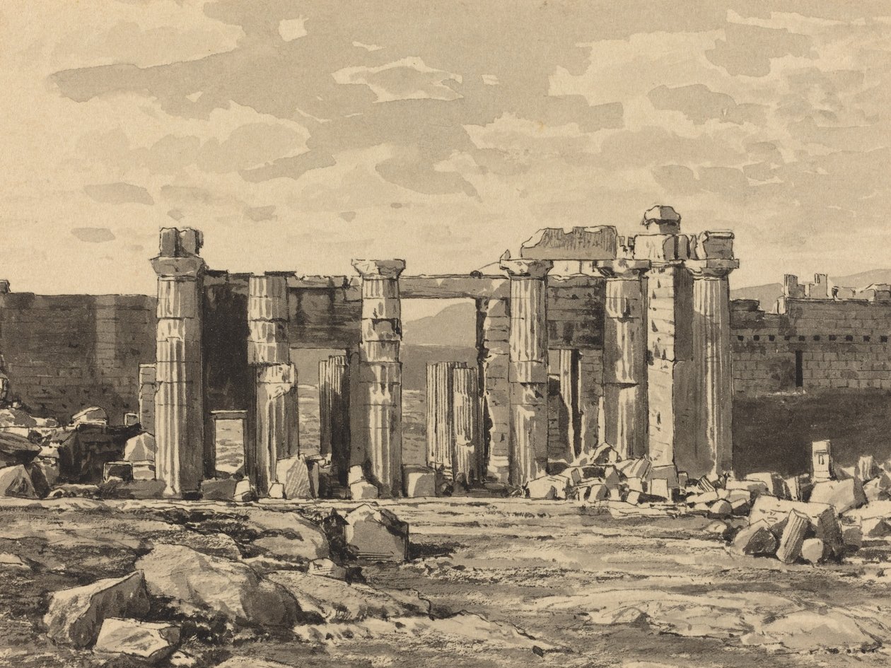 Propylæet fra Østen af Themistocles von Eckenbrecher