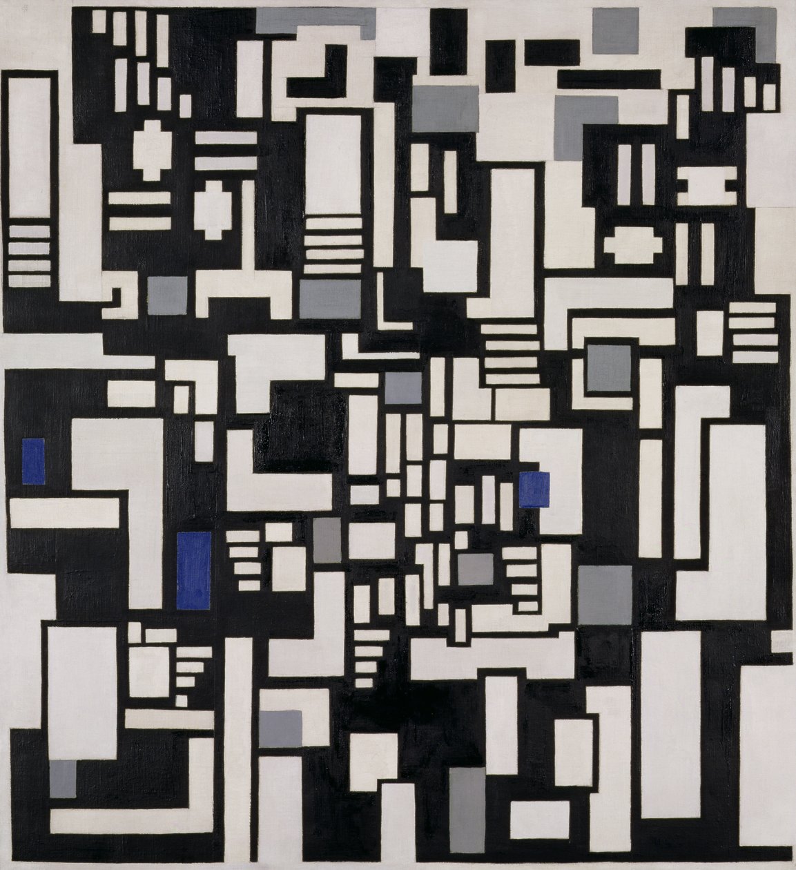 Komposition IX, opus 18, 1917 af Theo van Doesburg