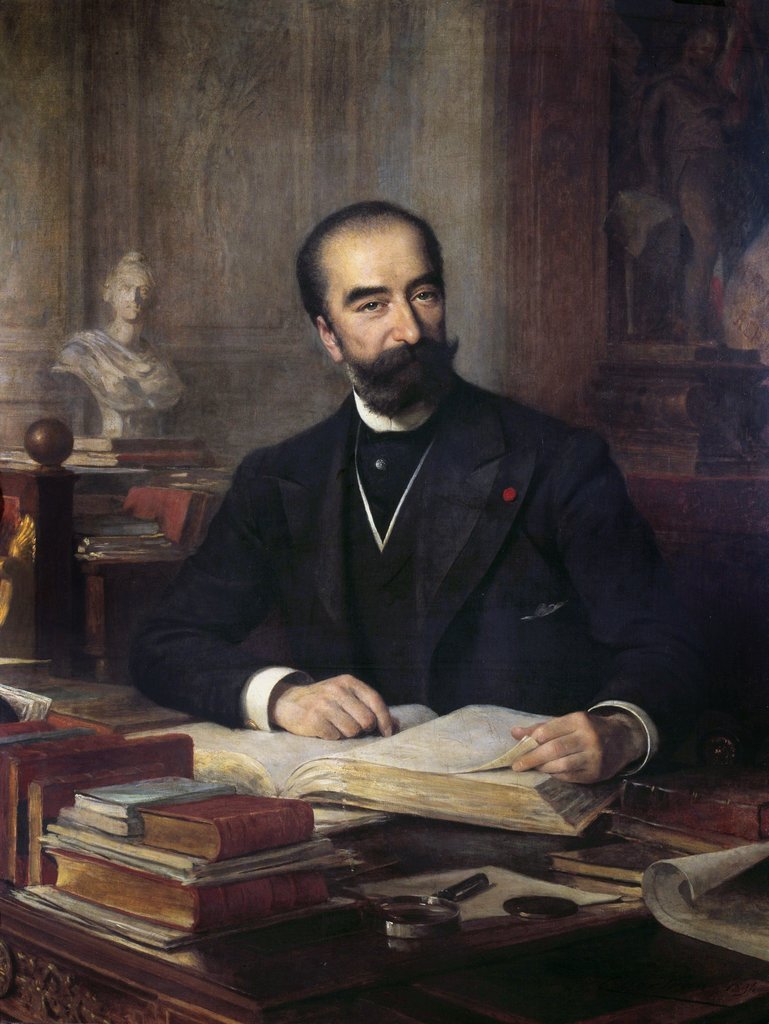 Portræt af den franske præsident Marie François Sadi Carnot (1837-1894) af Theobald Chartran