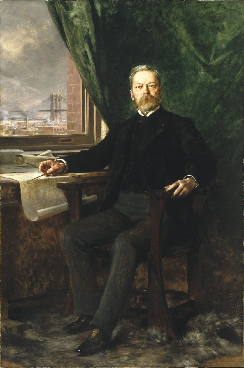 Portræt af Washington A. Roebling, 1899 af Theobald Chartran