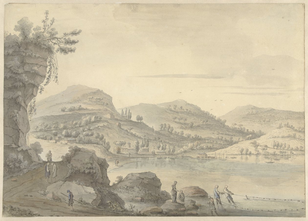Kinesisk fantasilandskab af Theodoor Wilkens (possibly)