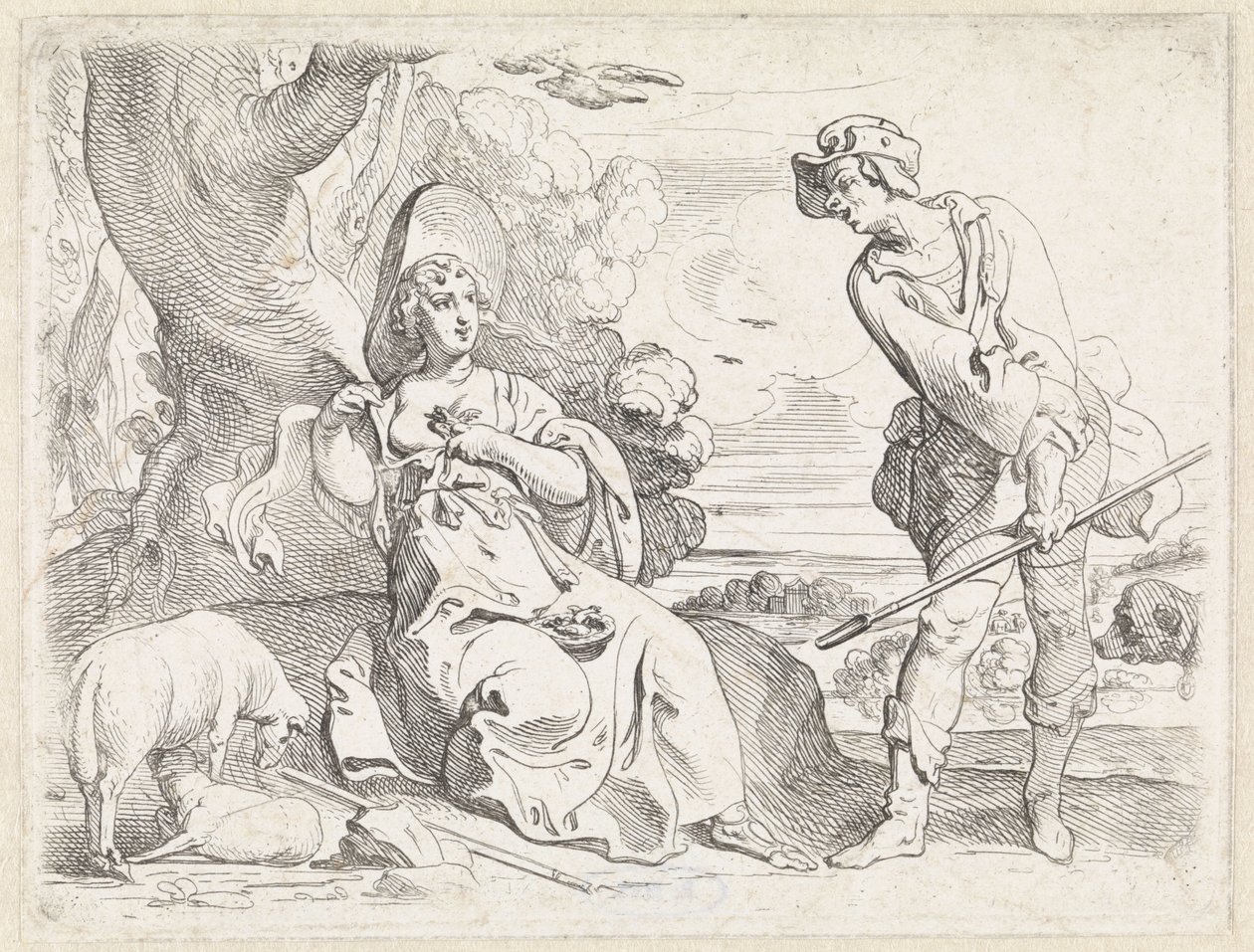 Hyrde og hyrde af Theodoor van Thulden