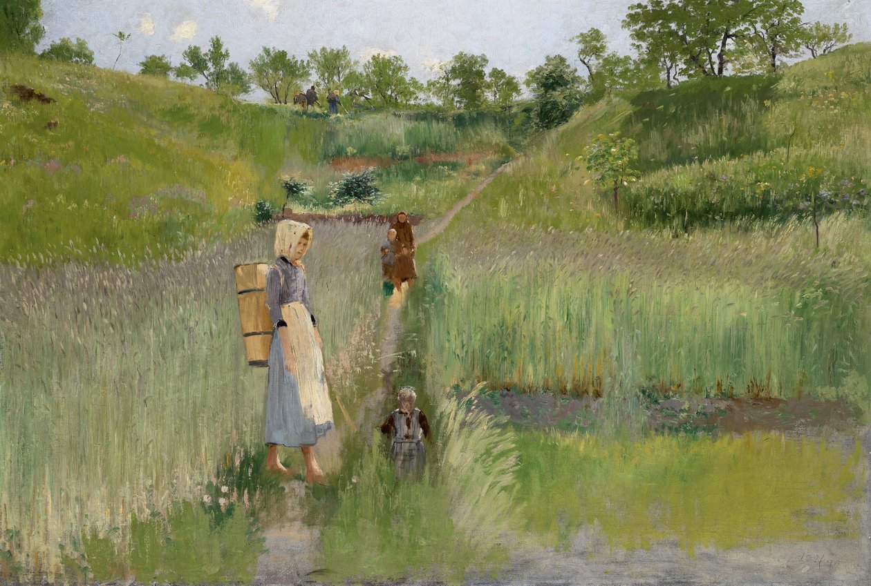 En sommerdag på Samois af Theodor von Hormann