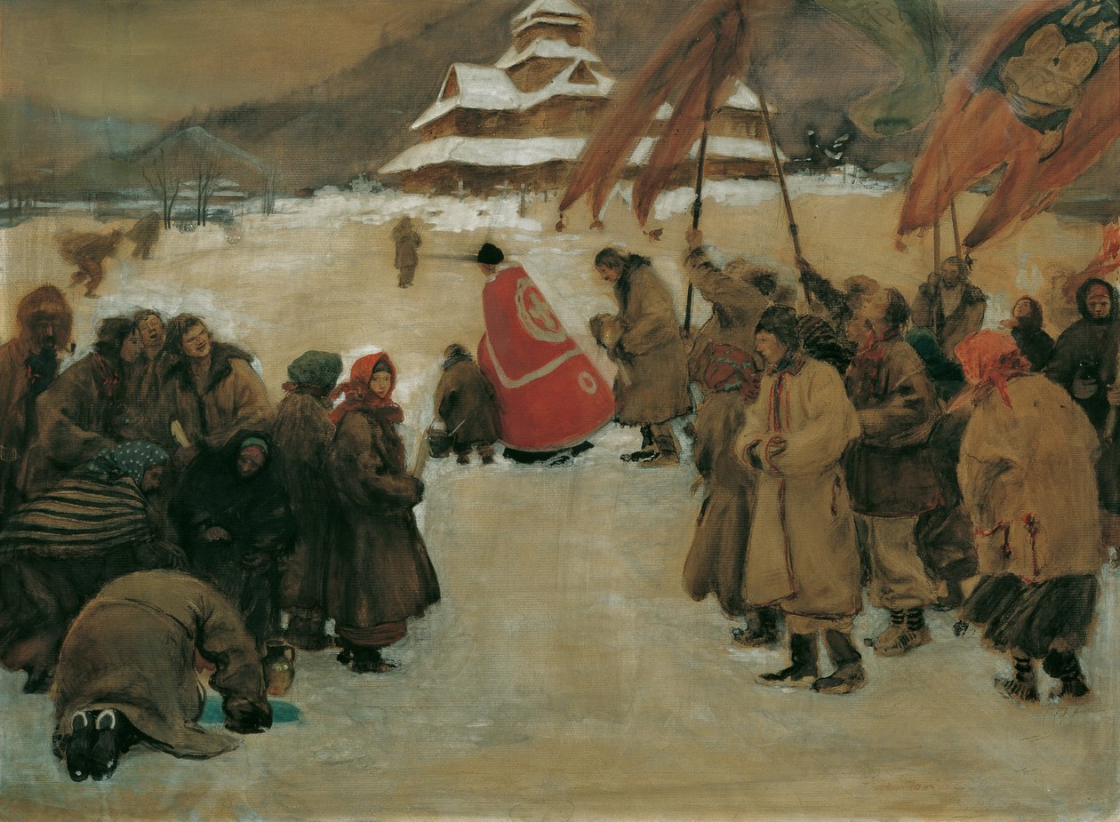 Jordanfest af Theodor Axentowicz