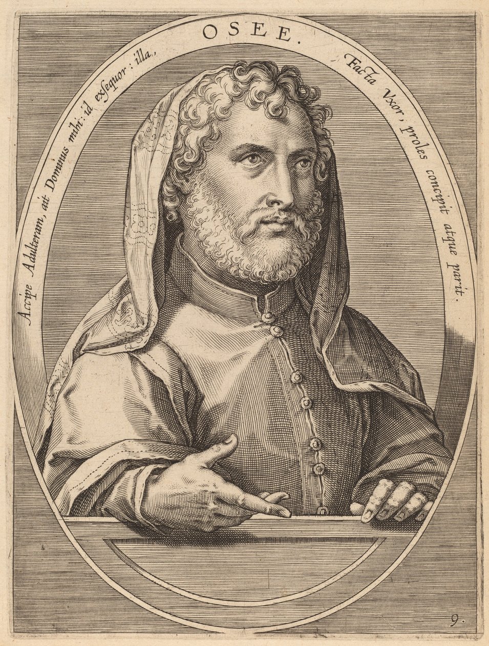 Hosiah af Theodor Galle after Jan van der Straet