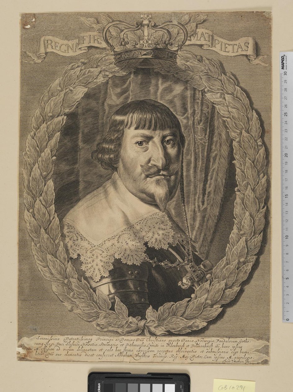 Christian IV, Danmarks konge af Theodor Matham