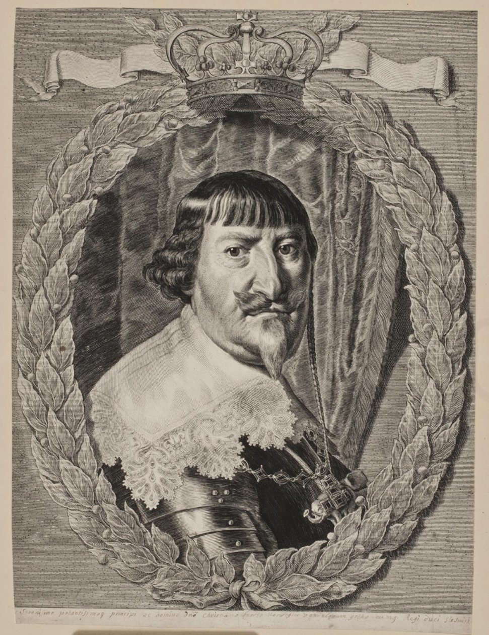 Christian IV, Danmarks konge af Theodor Matham
