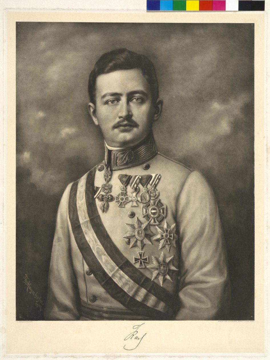 Kejser af Østrig Karl I af Theodor Mayerhofer