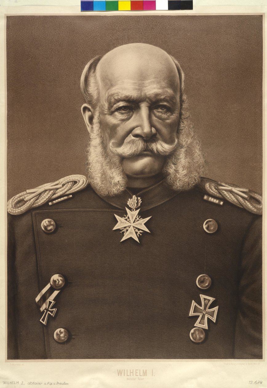 Vilhelm I tysk kejser af Theodor Mayerhofer