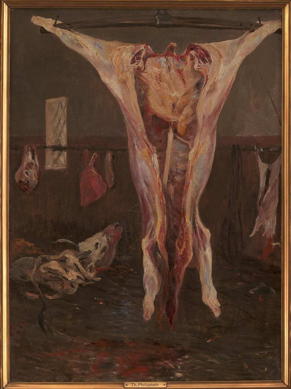 En slagtet okse, Rom af Theodor Philipsen