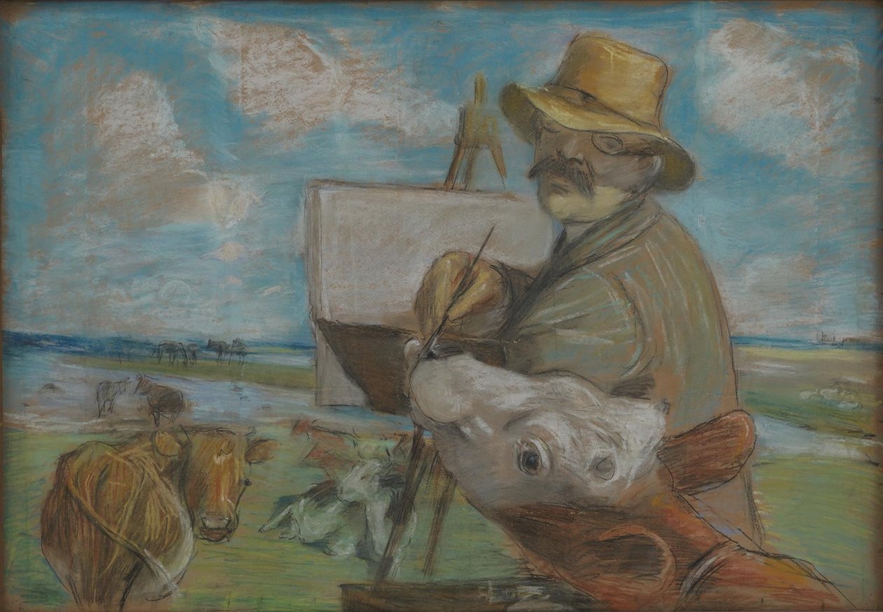 Selvportræt af Theodor Philipsen