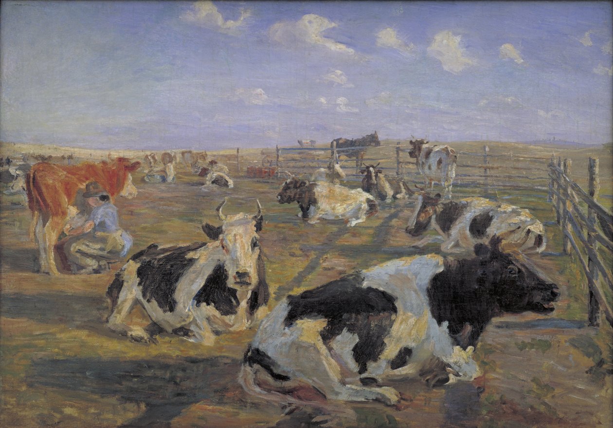 Malkestedet på Meilgård af Theodor Philipsen