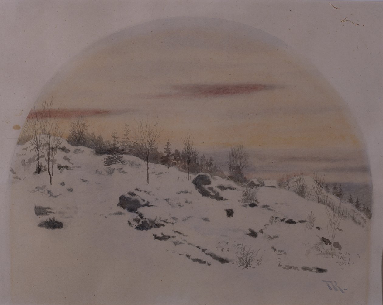 februar af Theodor Kittelsen