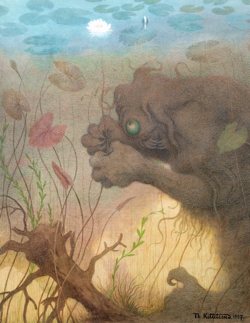 Nocks Fiskeri af Theodor Kittelsen