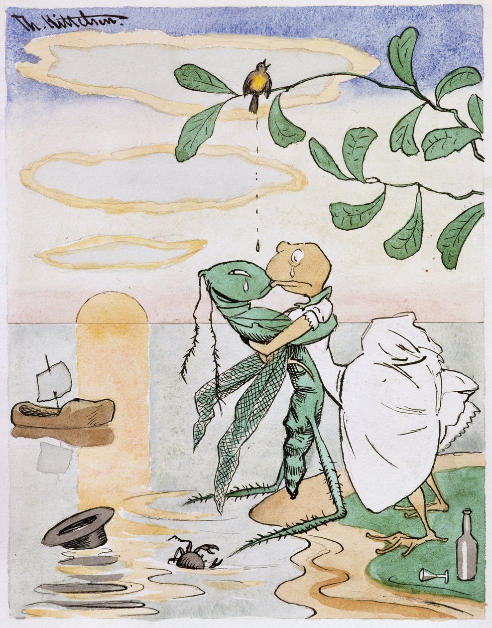 Syg kærlighed af Theodor Kittelsen