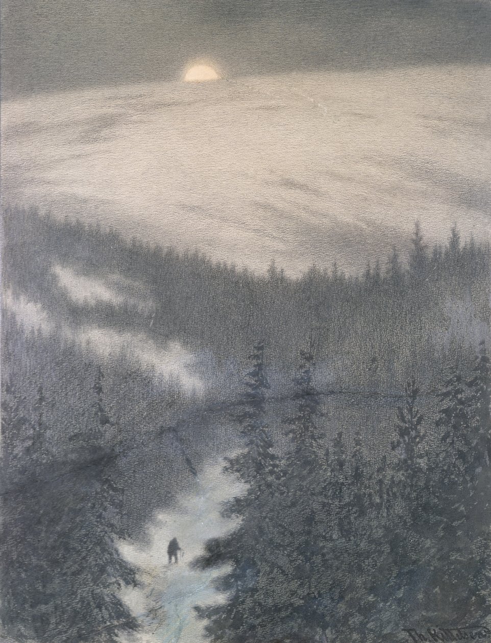 Småbruger af Theodor Kittelsen