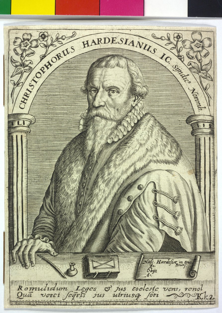 Christoph Hardesheim af Theodor de Bry
