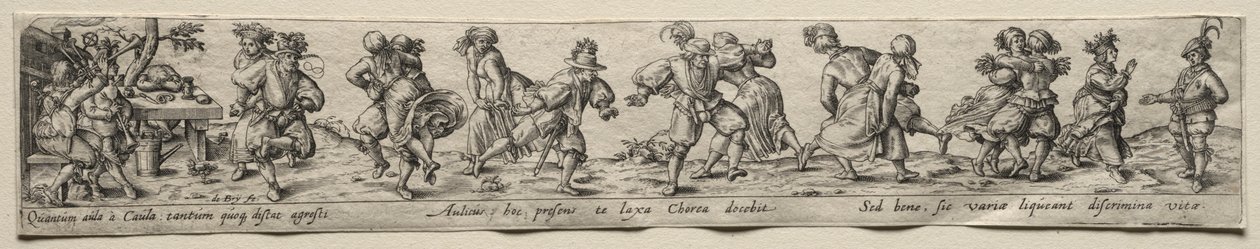 Bøndernes dans af Theodor de Bry