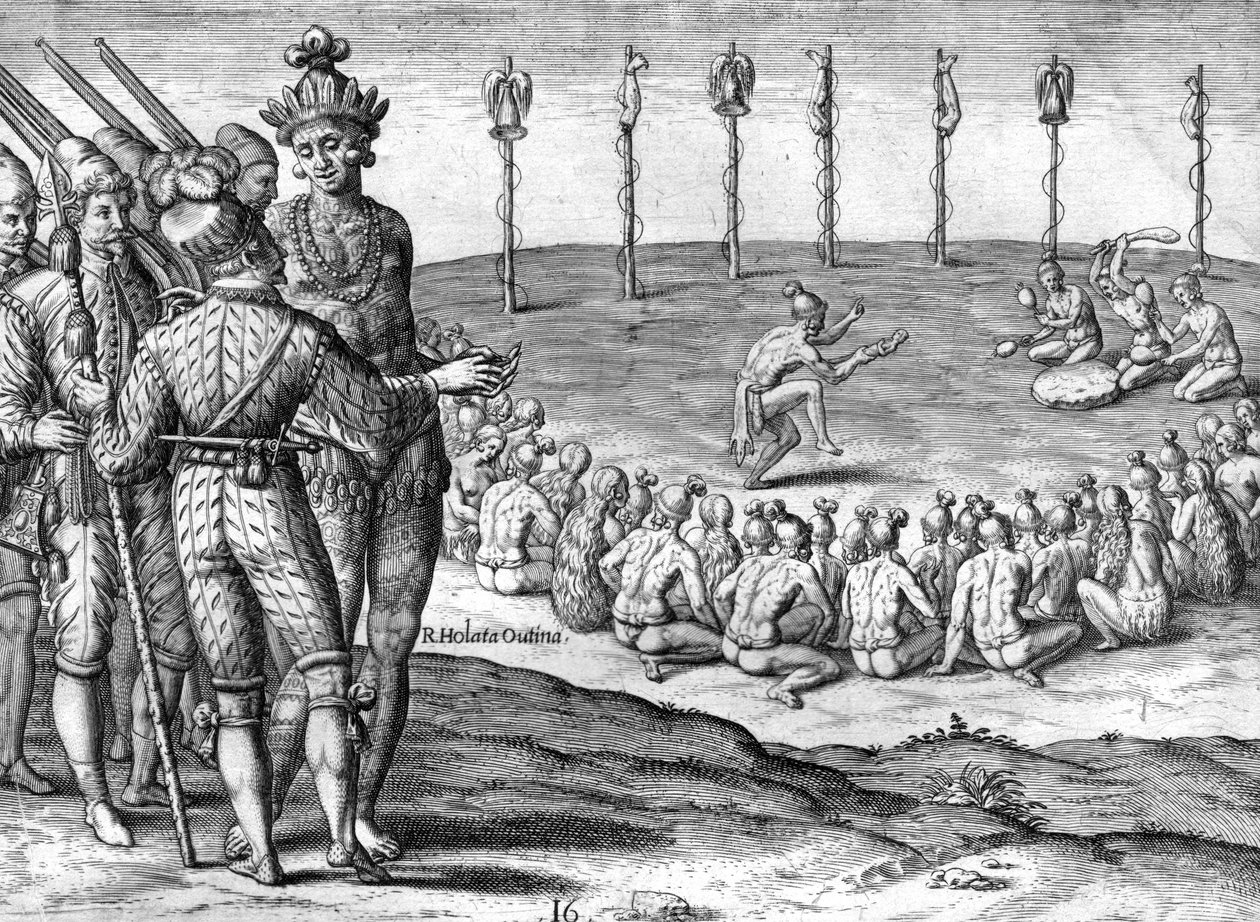 Indiske kokke sveske Utina af Theodor de Bry