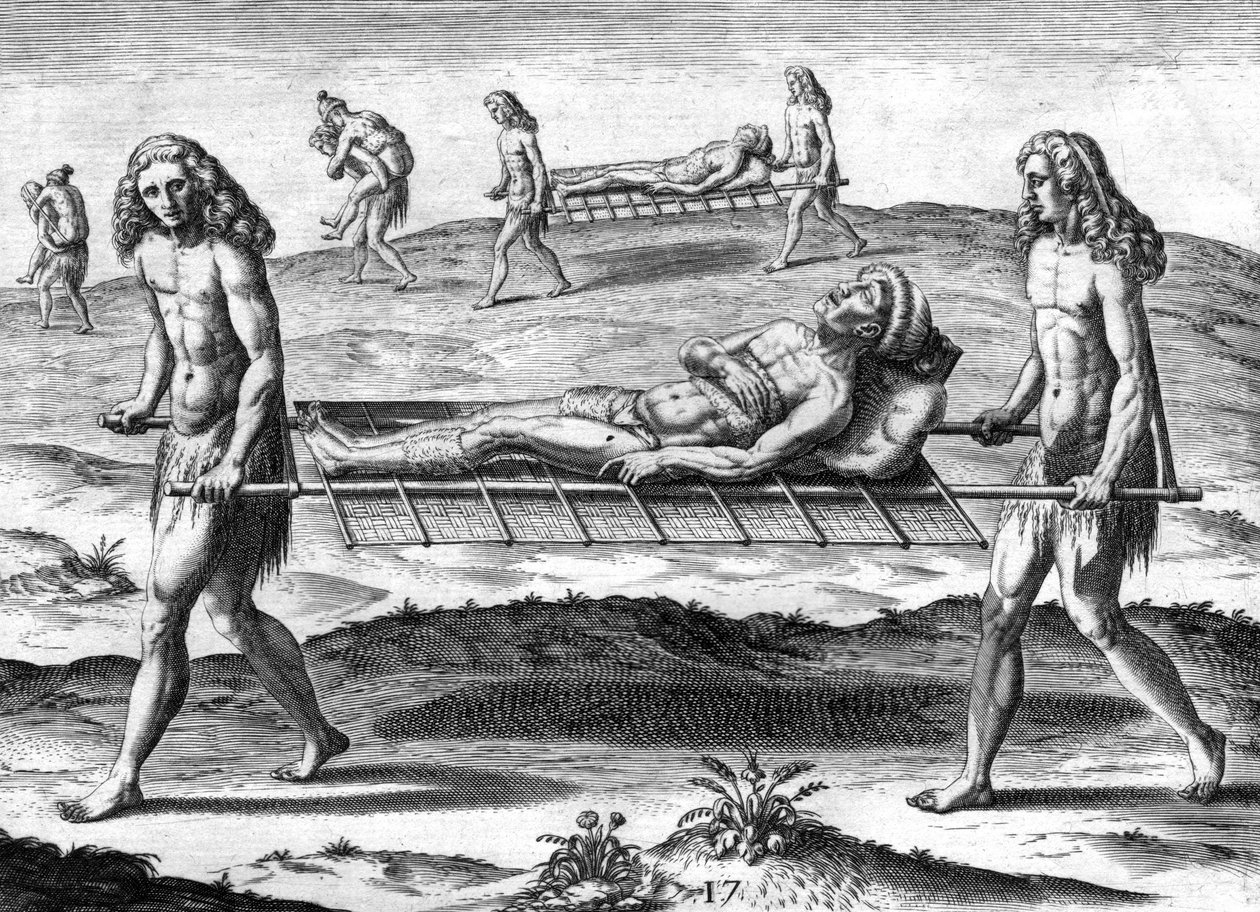 Timucuan-indianerne af Theodor de Bry