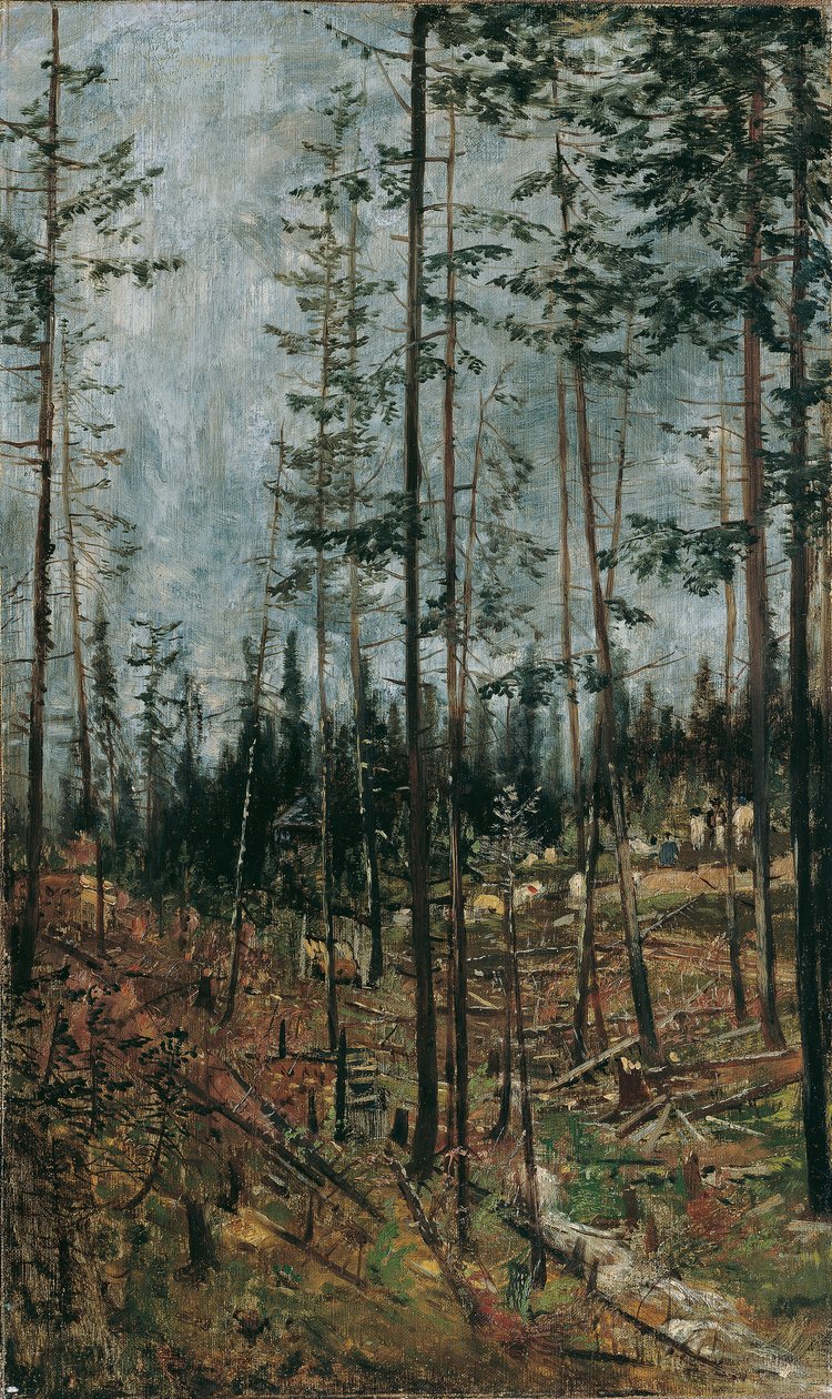 Waldschlag bei Gödöllö af Theodor von Hormann