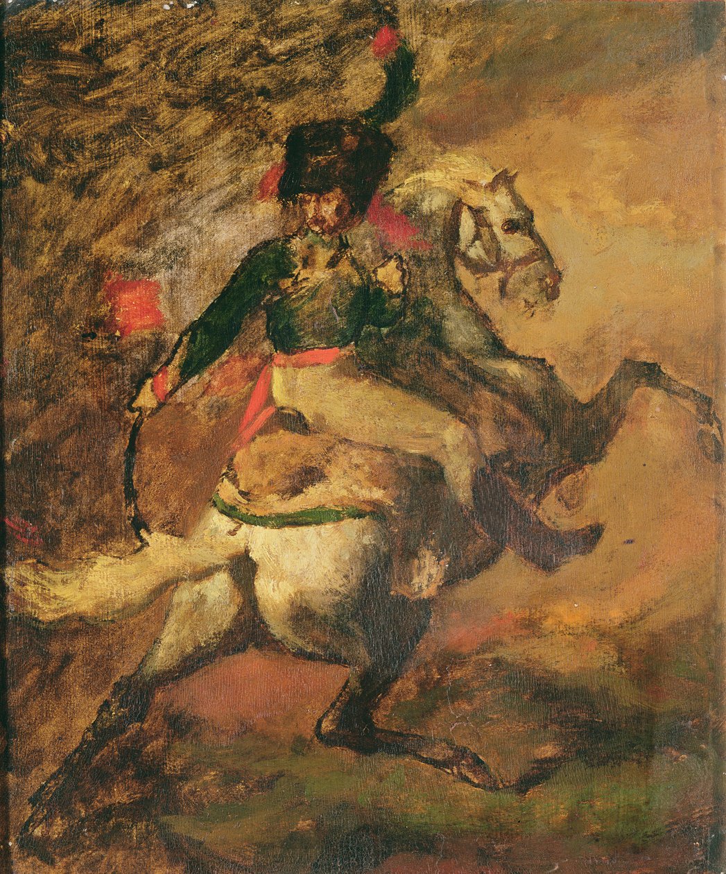 Opladningschassen af Theodore Gericault