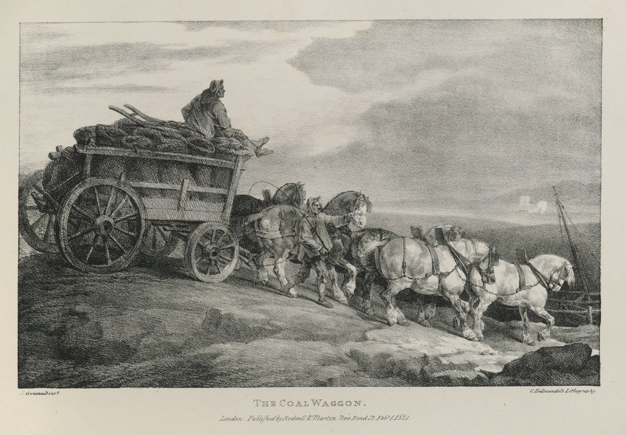 Kulvognen, 1821 af Theodore Gericault