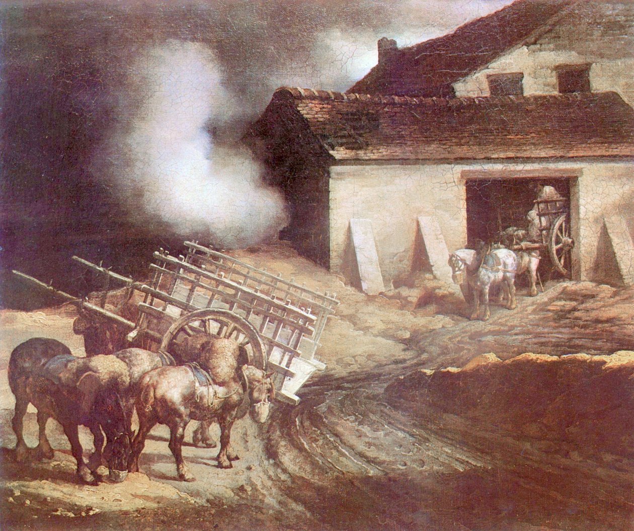 Gipsovnen af Theodore Gericault