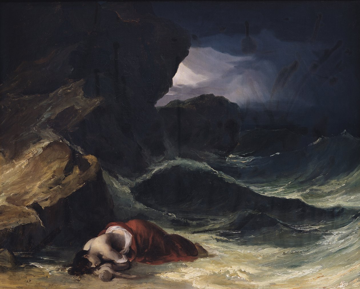Stormen eller Forliset af Theodore Gericault