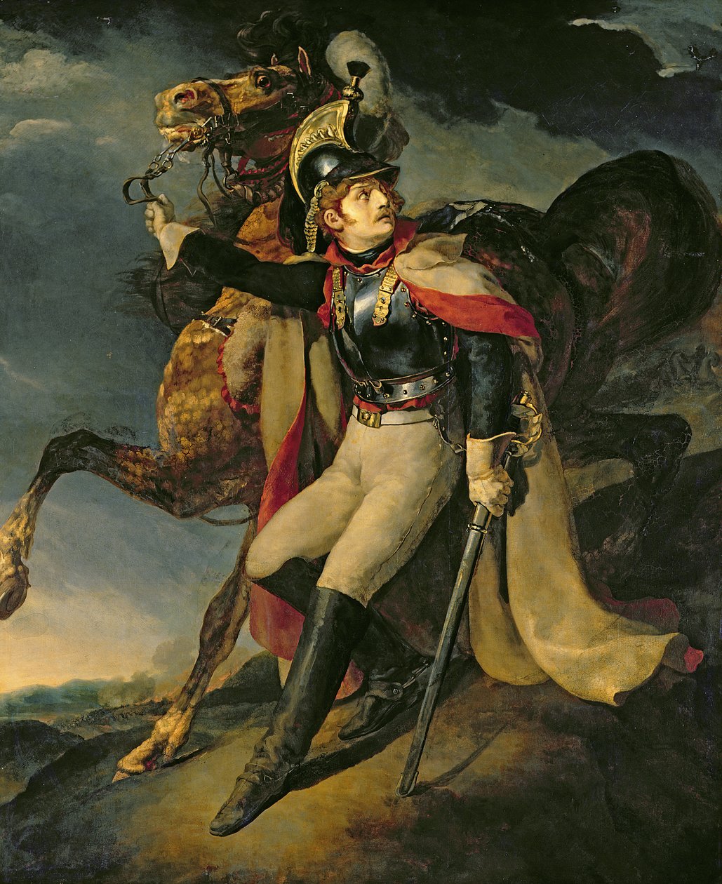 The Wounded Cuirassier, 1814 af Theodore Gericault