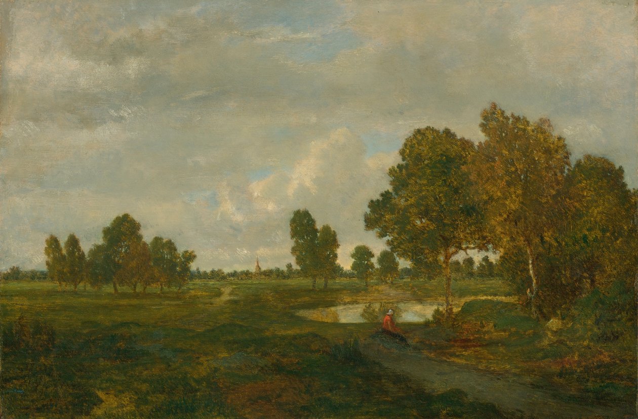 Ved havet af Pierre Etienne Theodore Rousseau
