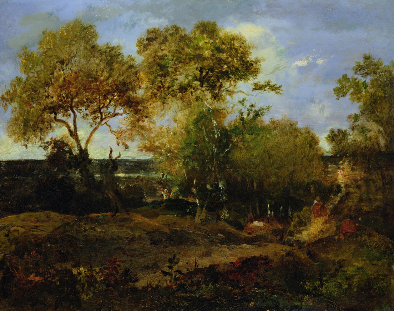Slutningen af efteråret af Pierre Etienne Theodore Rousseau