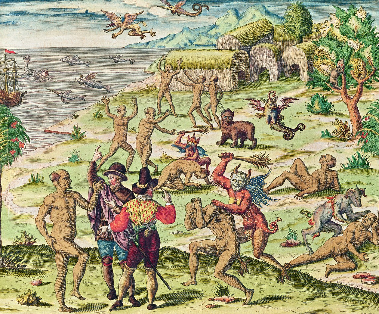 Cacodemon angriber de vilde, fra 