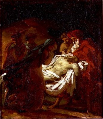 Begravelsen af Theodore (attr. to) Gericault