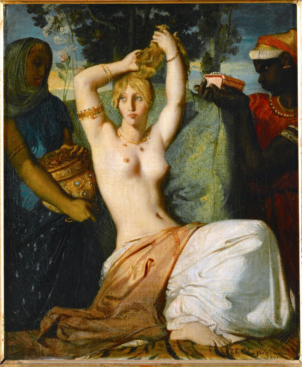 Esthers toilet ... af Théodore Chassériau