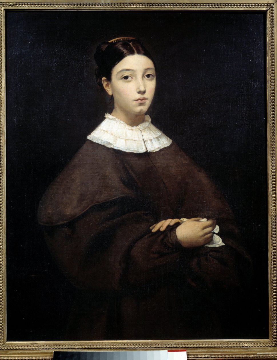 Portrait of Aline Chasseriaudani af Théodore Chassériau