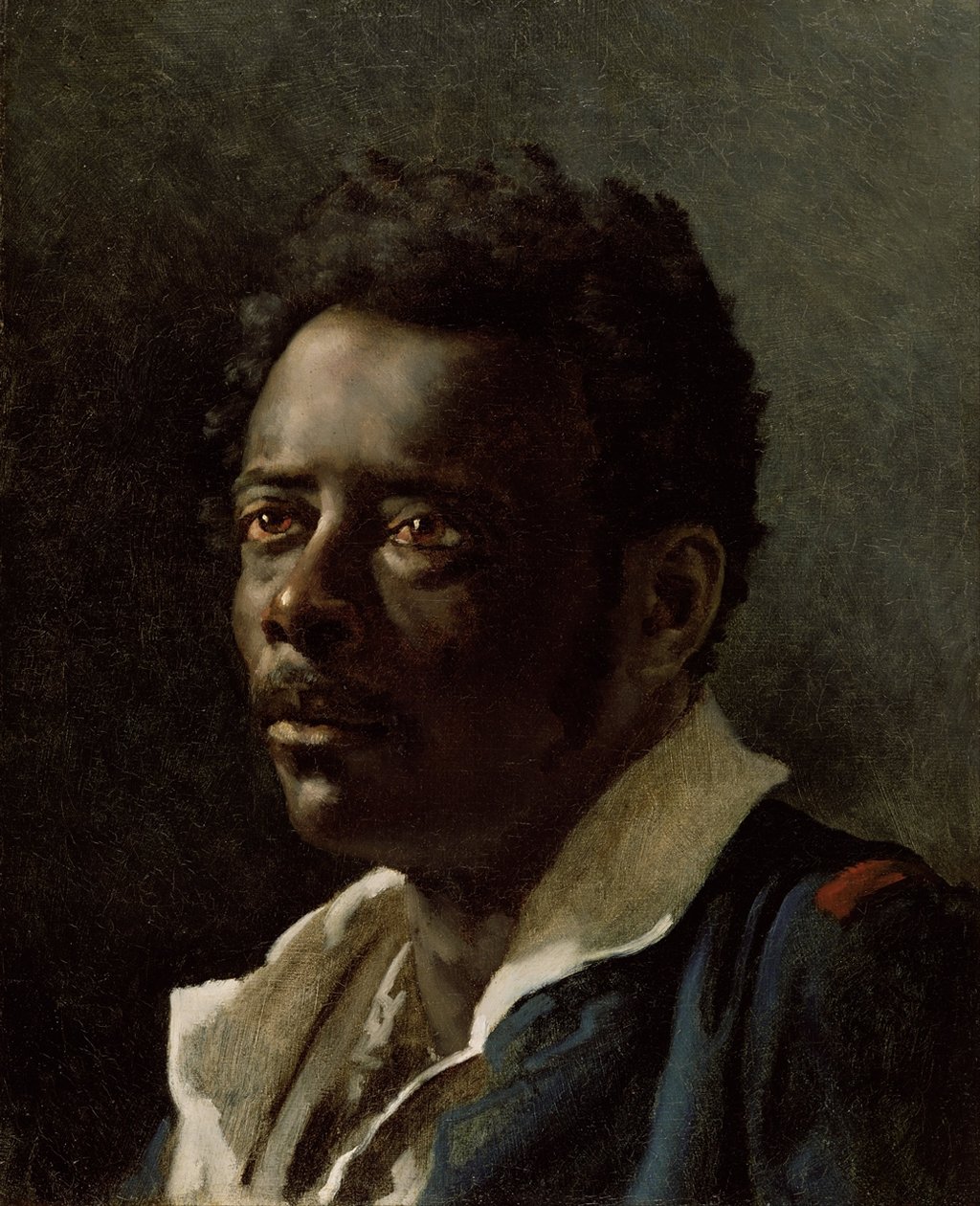 Sort mand (portrætstudie) af Theodore Gericault