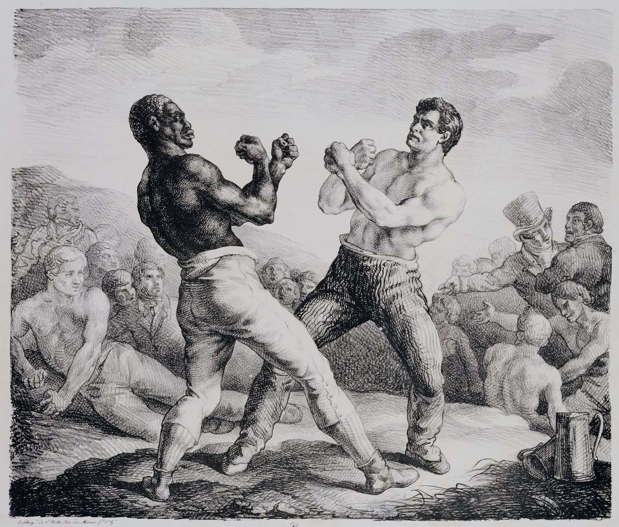 Boksere, 1818 af Theodore Gericault