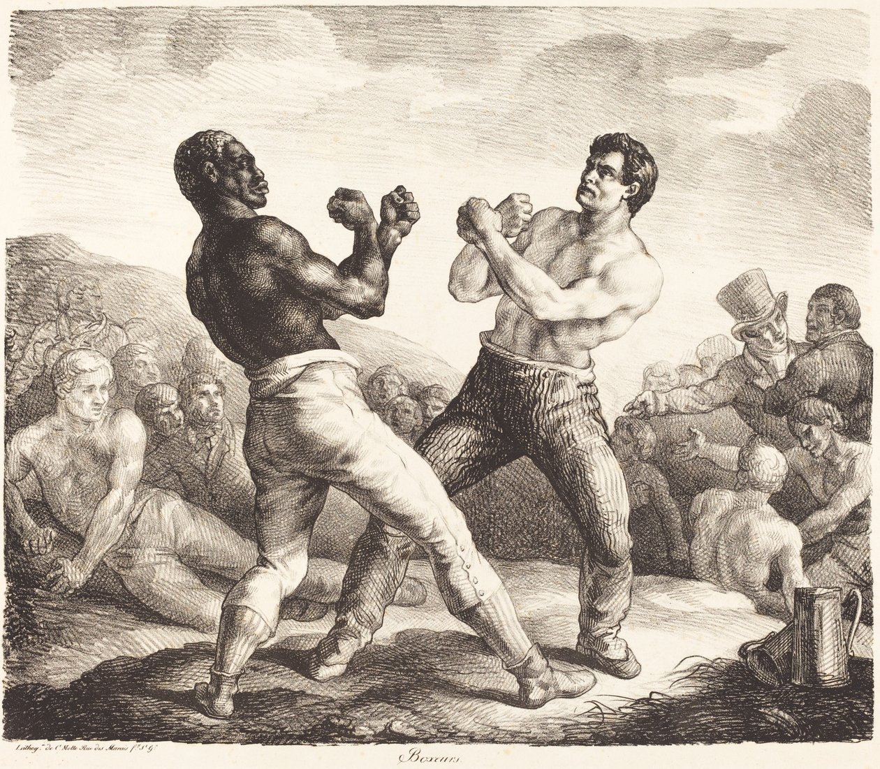 Boxeurs (The Boxers) af Theodore Gericault