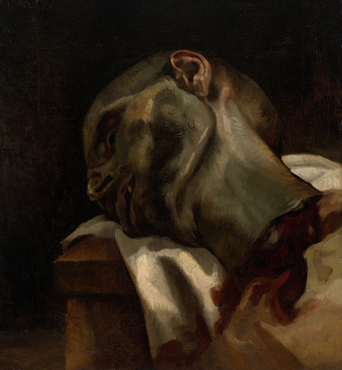 Leder af en guillotineret mand, 181819. af Theodore Gericault