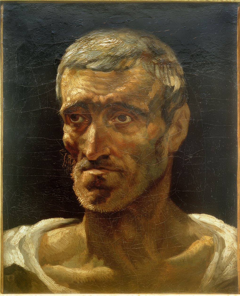 Leder af en skibbruden mand (studie) af Theodore Gericault