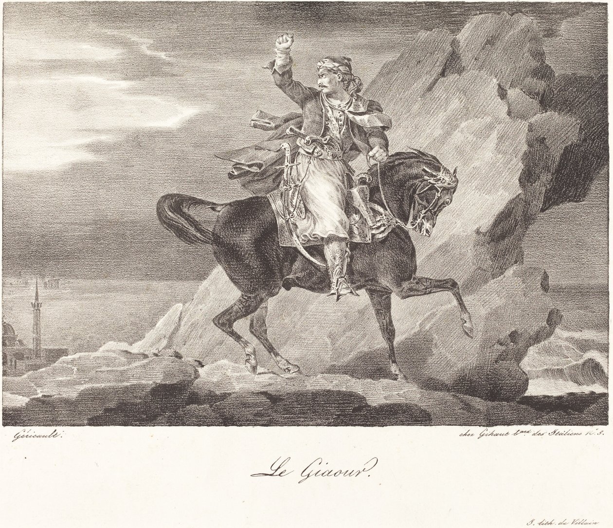 Le Giaour (Den vantro) af Theodore Gericault