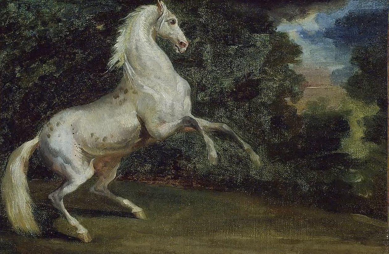 Stigende hest af Theodore Gericault